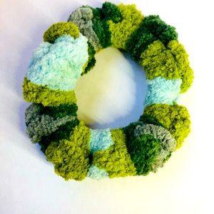 Multicolored scrunchies